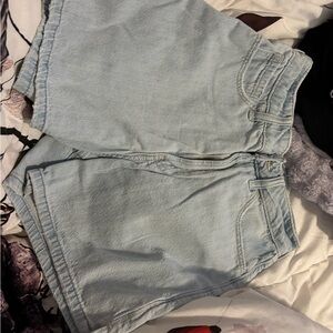 Hollister Light Blue Jean Shorts